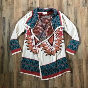 Southwest Print Cardi | Size Medium